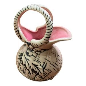 Pottery HULL Blossom Flite Honey Pot Pitcher #T1 High Gloss USA 1955 RARE